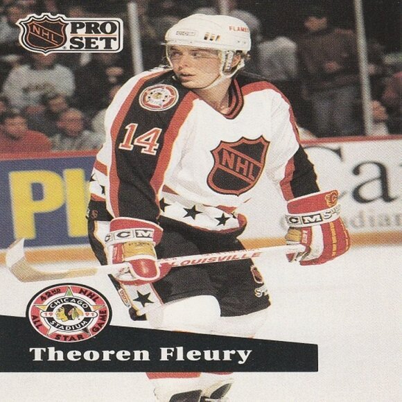 Theoren Fleury  NHL Hockey Card Collection - 10 NHL Hockey Cards - Picture 9 of 11